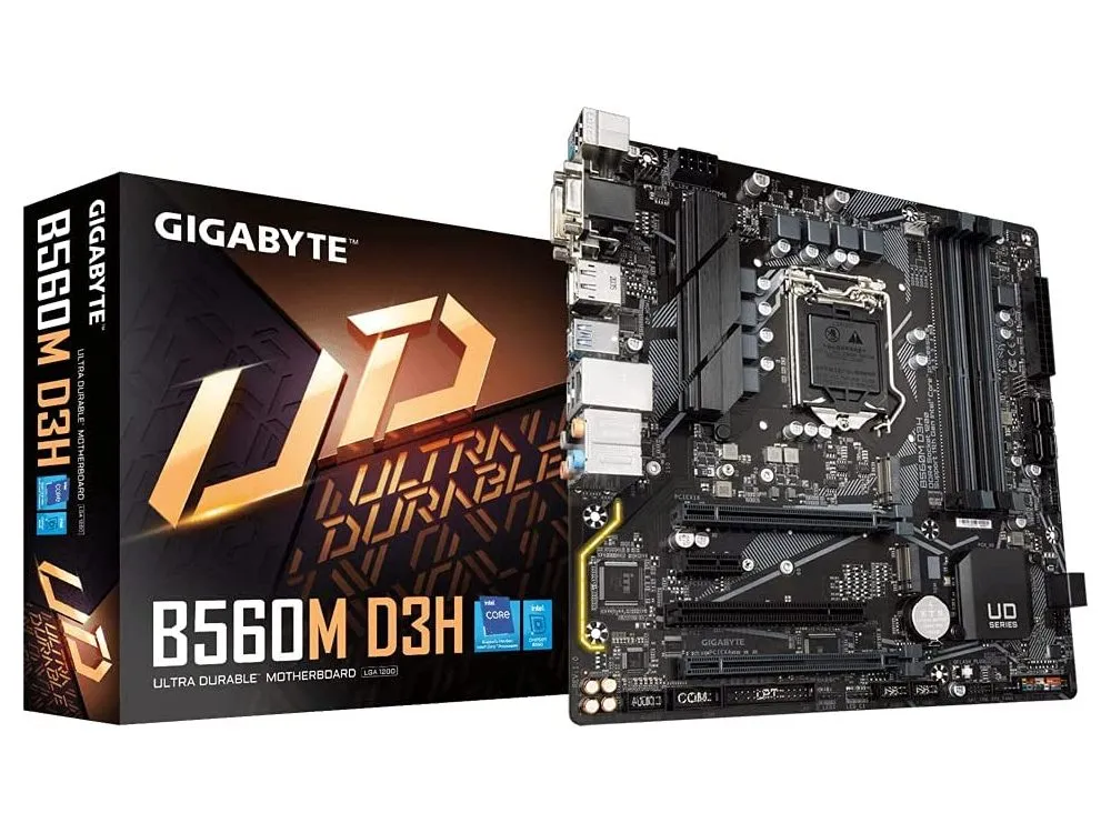 Материнская плата Gigabyte B560M D3H, LGA1200, Intel B560, Micro-ATX