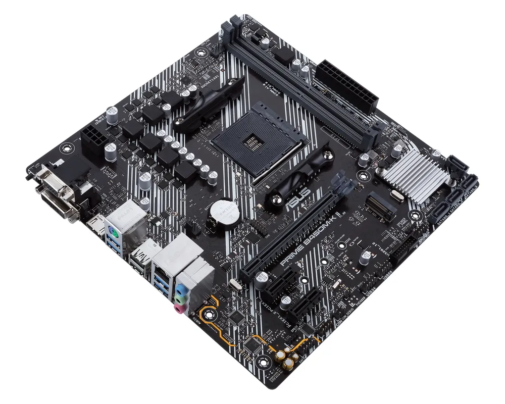 Материнская плата ASUS PRIME B450M-K II, AM4, AMD B450, Micro-ATX