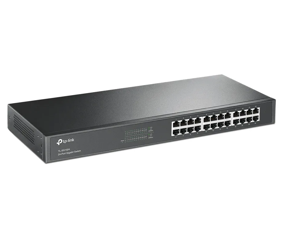 Сетевой коммутатор TP-LINK TL-SG1024, 24x 10/100/1000 Мбит/с