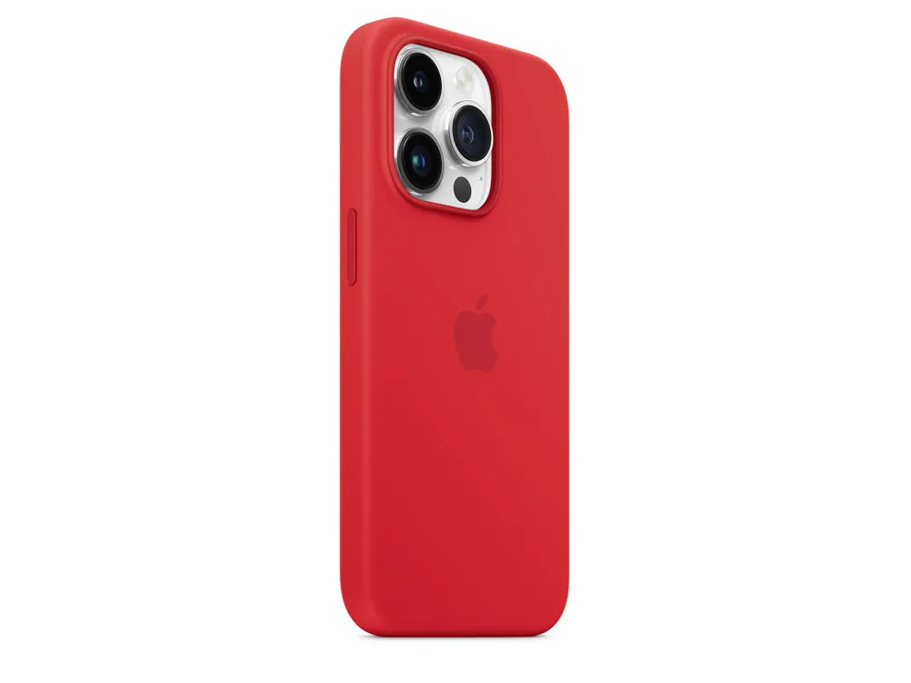 Original iPhone 14 Pro Silicone Case with MagSafe - (PRODUCT)RED, Model A2912