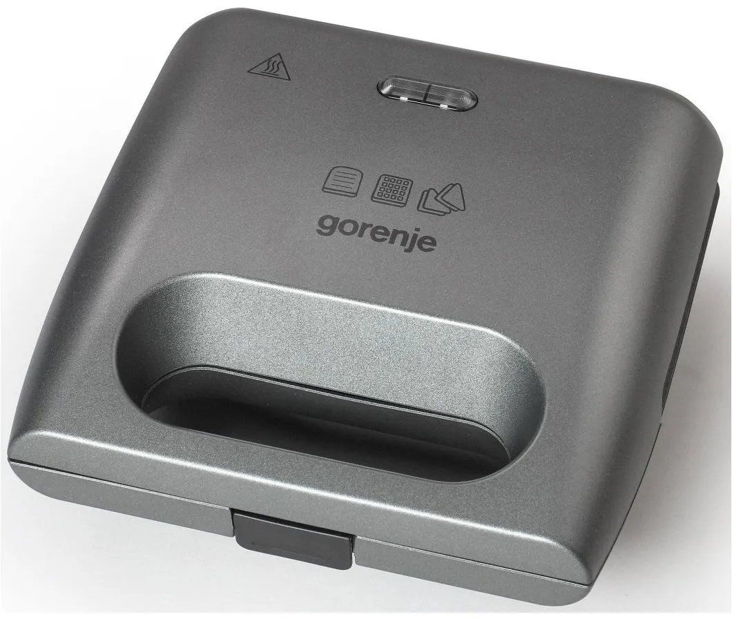 Aparat pentru sandwich multifunctional Gorenje SM703GCG, Argintiu