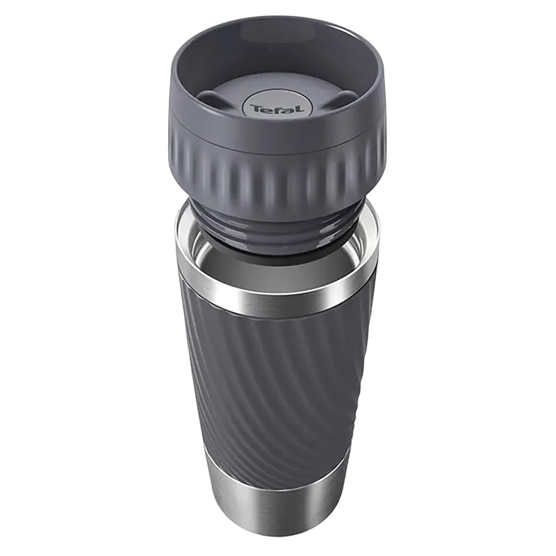 Cană termos Tefal Easy Twist, 0,36L, Grey