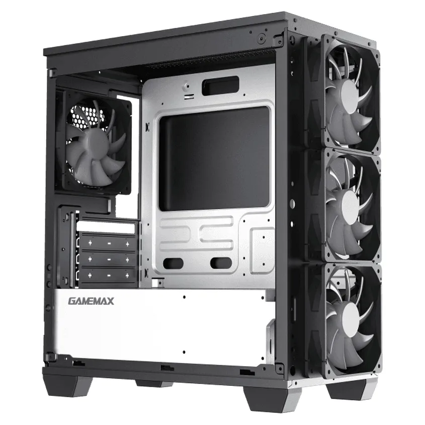 Carcasă PC Gamemax Aero Mini ECO, Micro-ATX, ATX, Negru