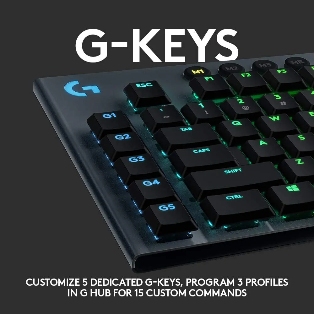 Клавиатура Logitech G815, Проводное, Чёрный
