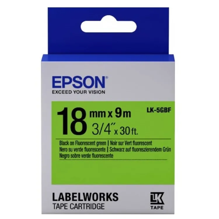  Epson LK5GBF , 18 mm x 9 m