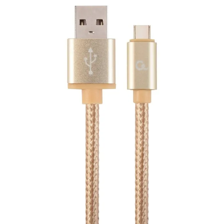 Cable  Type-C /USB2.0, AM/CM, 1.8 m, Cablexpert GOLD, CCP-USB2-AMCM-6-G