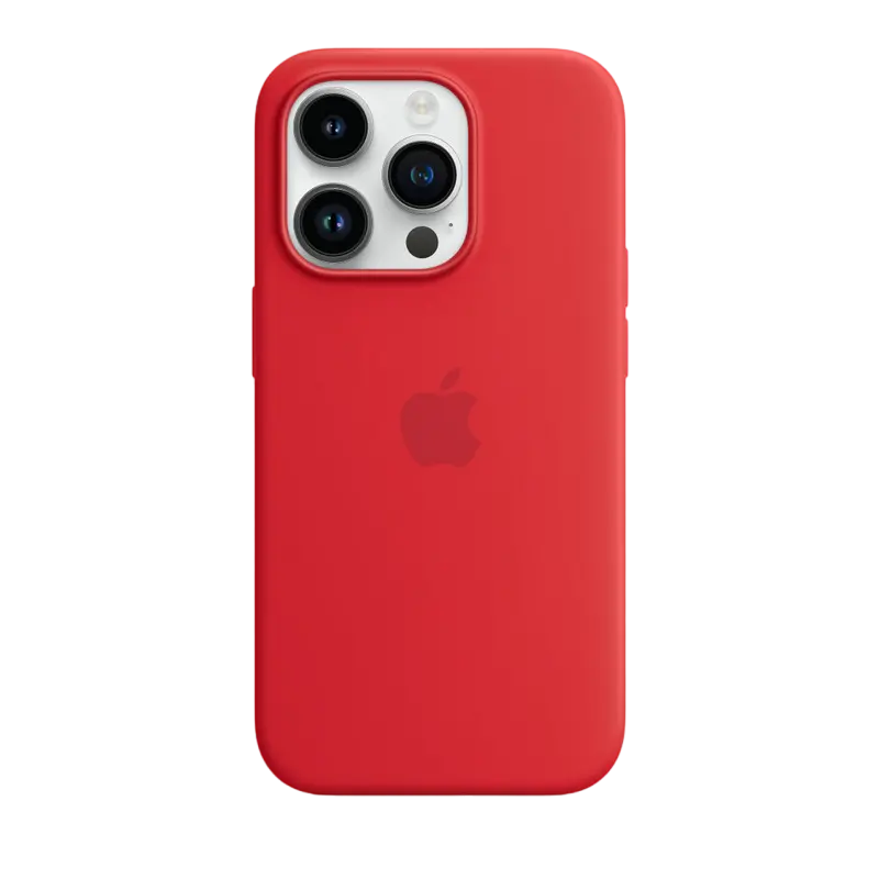 Original iPhone 14 Pro Silicone Case with MagSafe - (PRODUCT)RED, Model A2912