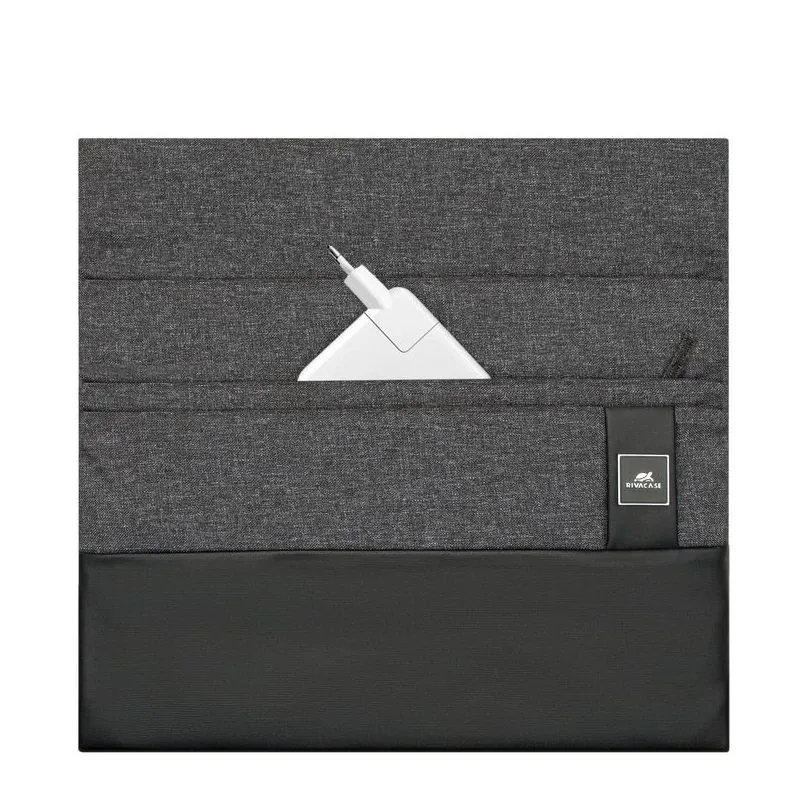 Husă universală pentru Laptop RivaCase Lantau, 15.6", Poliester, Negru