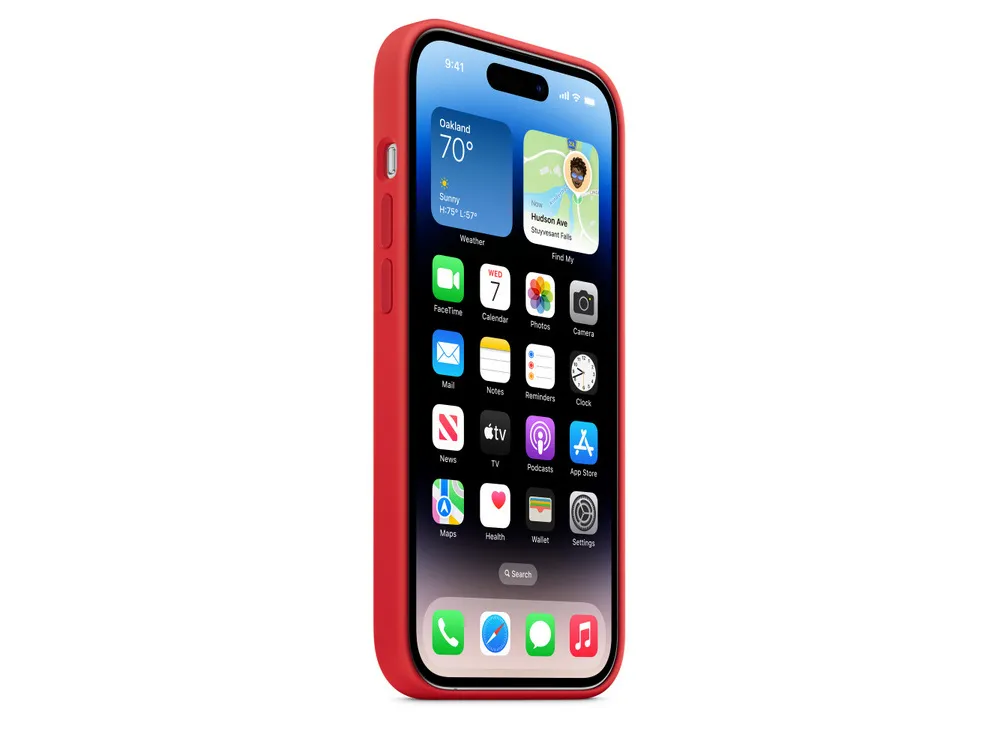 Original iPhone 14 Pro Silicone Case with MagSafe - (PRODUCT)RED, Model A2912