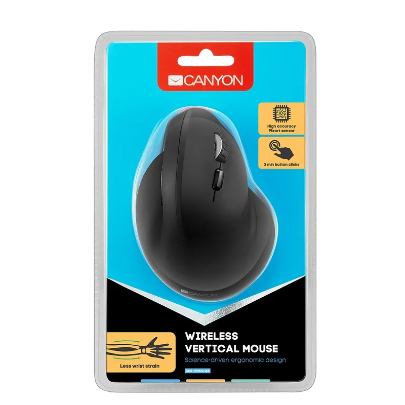 Беcпроводная мышь Canyon MW-16, Чёрный