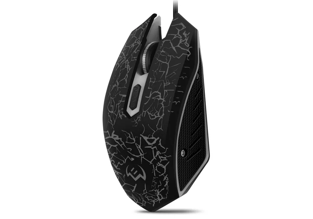 Gaming Mouse SVEN GX-950, Optical 600-1600 dpi, 6 buttons, 4 color backlight, Soft Touch ,Black, USB