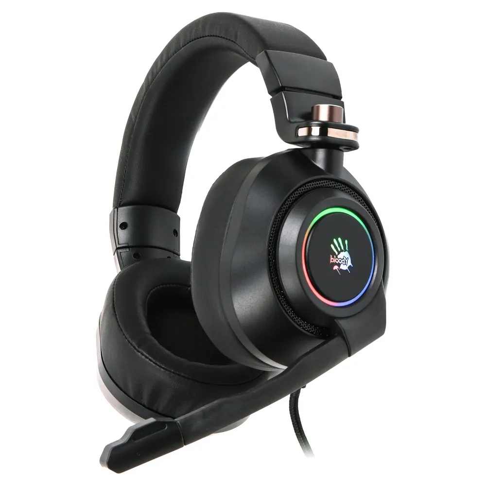 Căști gaming Bloody G580, Cu fir, Negru