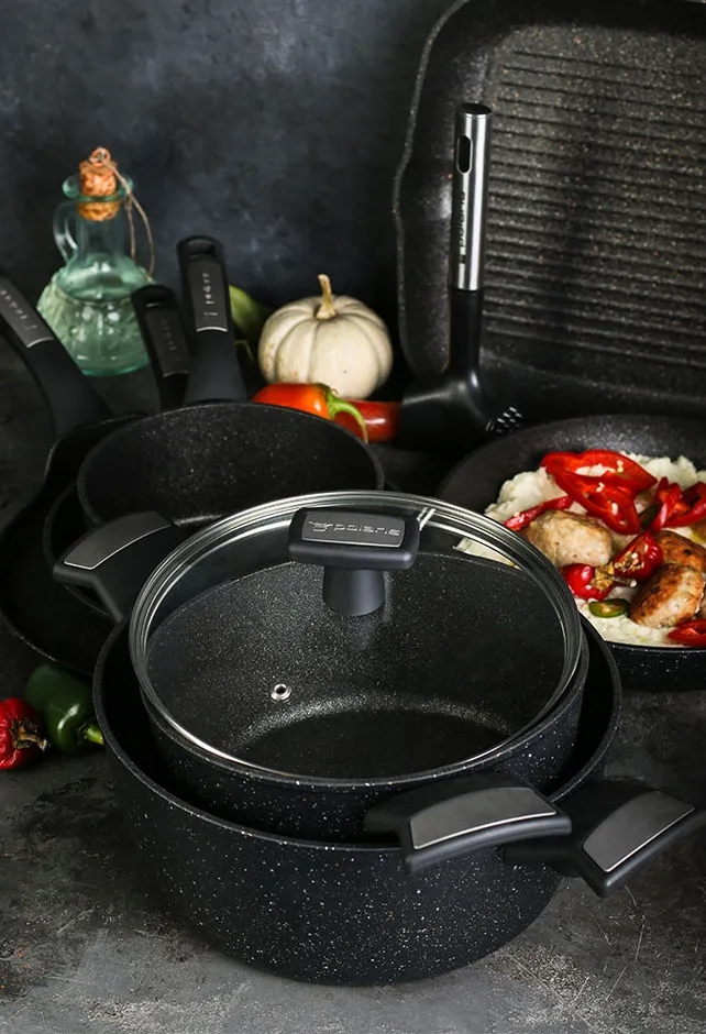 Cratiță Polaris Monolit-24C, 4L, 24cm, Negru