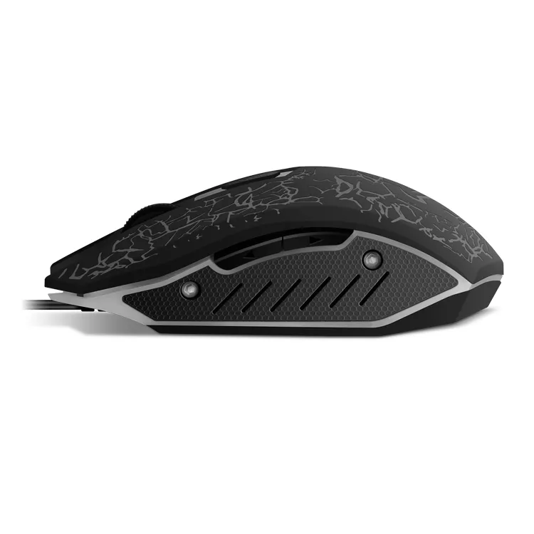 Gaming Mouse SVEN GX-950, Optical 600-1600 dpi, 6 buttons, 4 color backlight, Soft Touch ,Black, USB