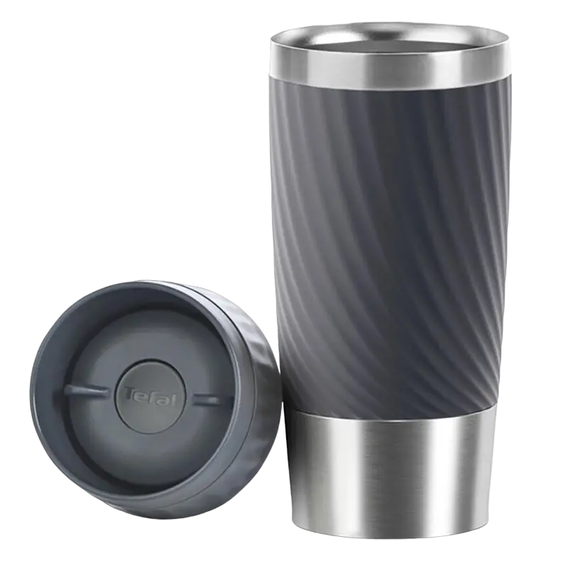 Cană termos Tefal Easy Twist, 0,36L, Grey