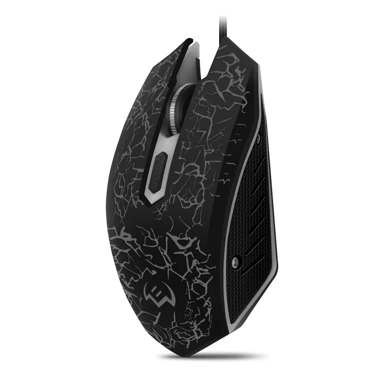 Gaming Mouse SVEN GX-950, Optical 600-1600 dpi, 6 buttons, 4 color backlight, Soft Touch ,Black, USB