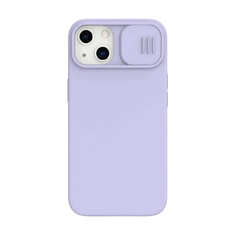 Husă Nillkin iPhone 13, CamShield Silky Silicone, Misty Purple