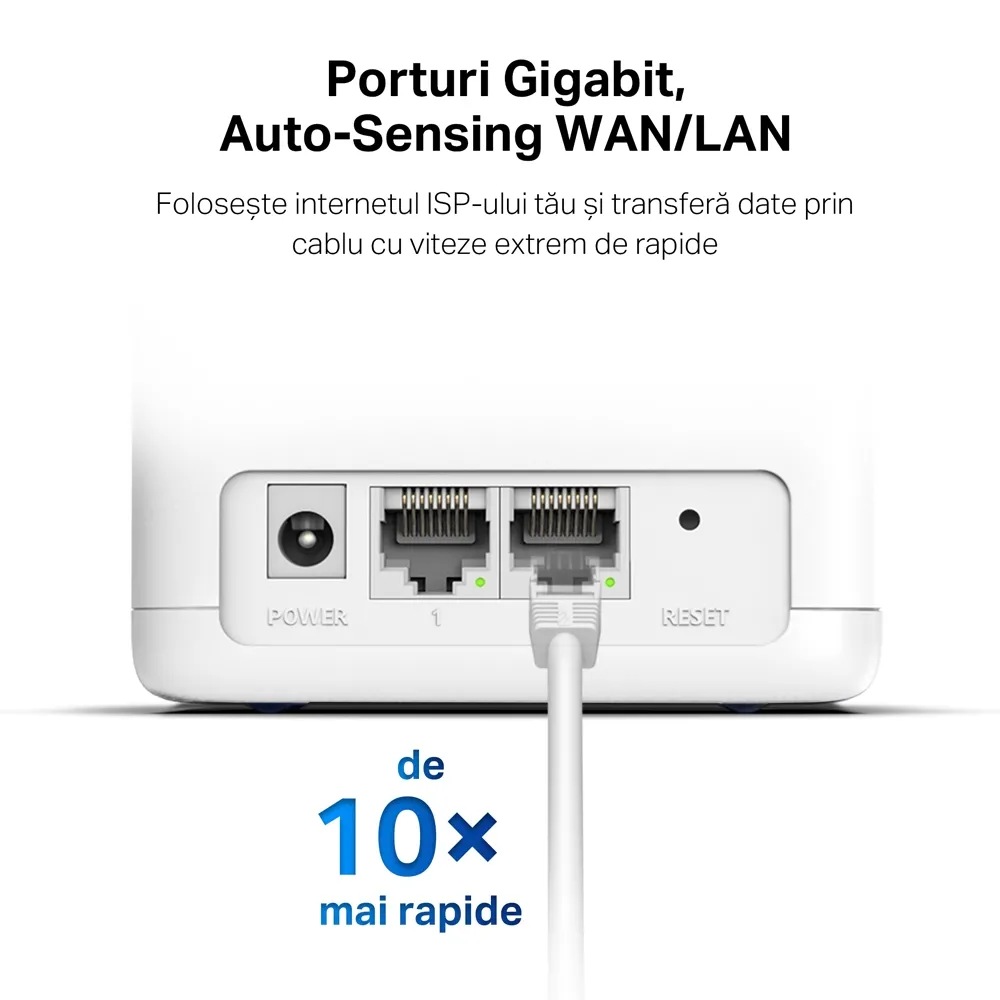 Домашняя Mesh Wi-Fi система MERCUSYS Halo H30G (2-pack), Белый