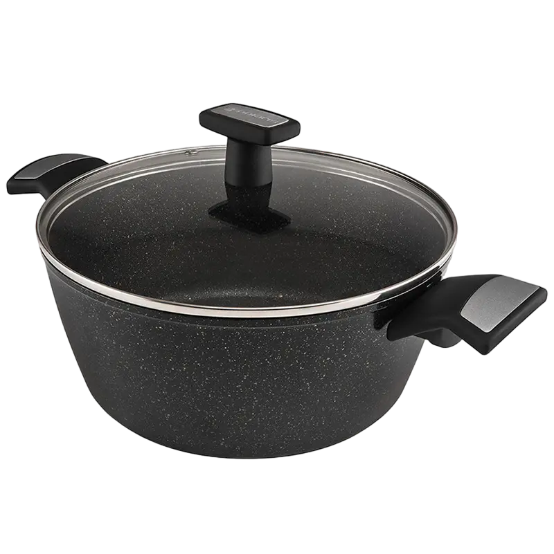 Cratiță Polaris Monolit-24C, 4L, 24cm, Negru