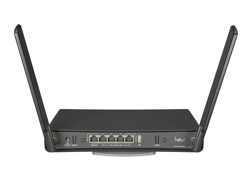Router fără fir MikroTik hAP AC3, Negru