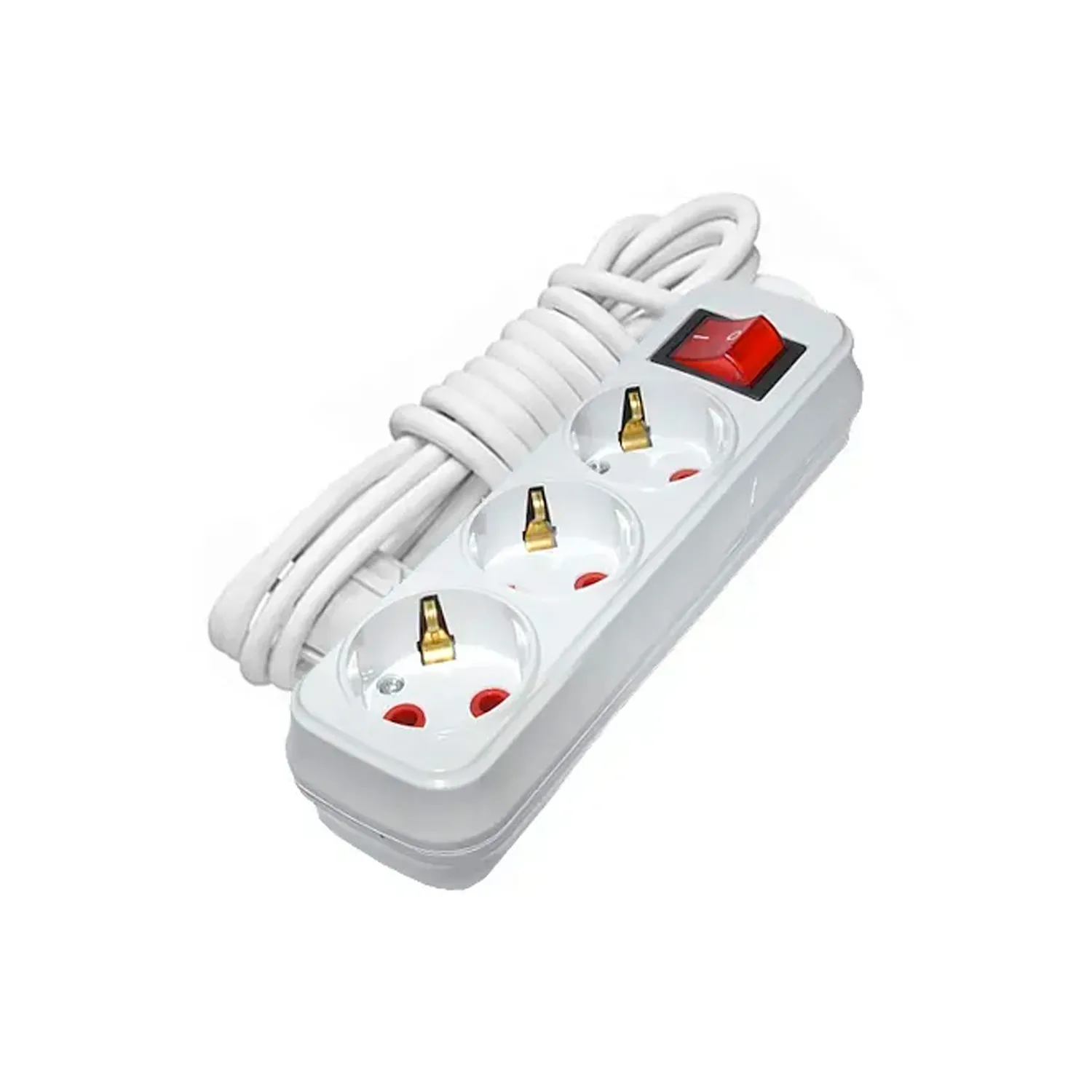 Prelungitor cu 3 locuri cu impamantare + intr. 3m 3*1,0mm