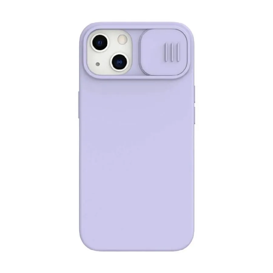 Husă Nillkin iPhone 13, CamShield Silky Silicone, Misty Purple