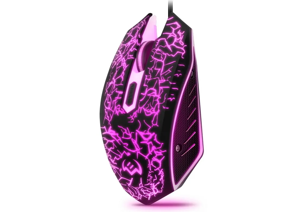 Gaming Mouse SVEN GX-950, Optical 600-1600 dpi, 6 buttons, 4 color backlight, Soft Touch ,Black, USB