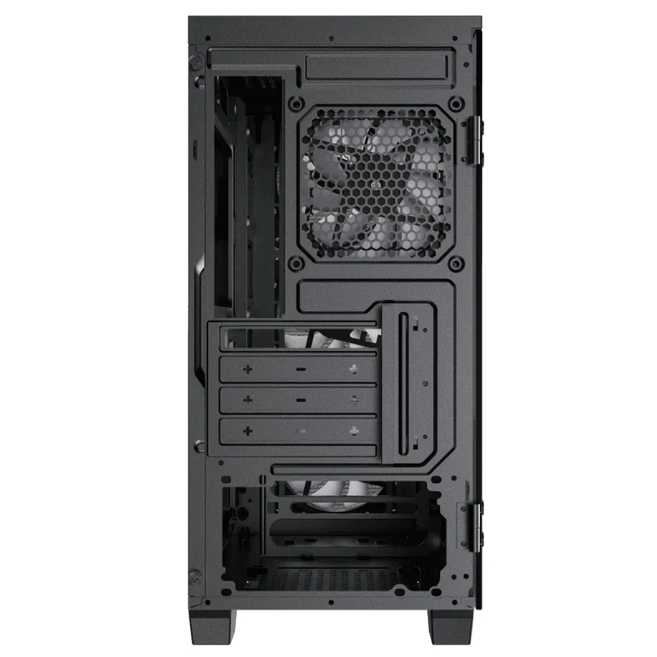 Carcasă PC Gamemax Aero Mini ECO, Micro-ATX, ATX, Negru