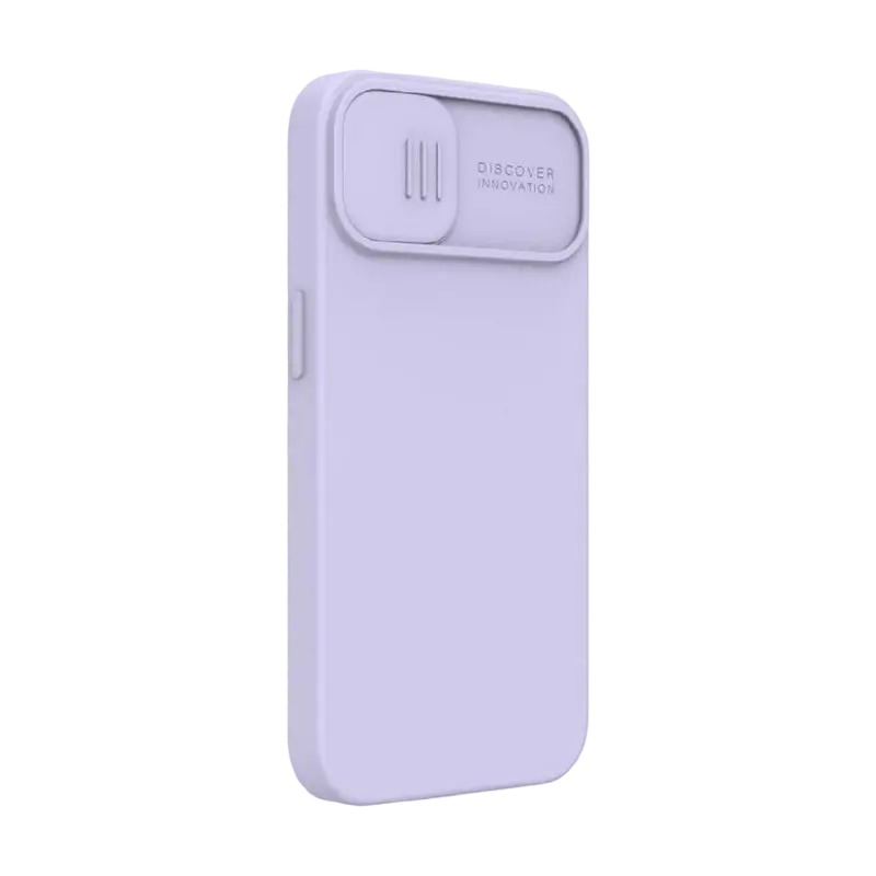 Husă Nillkin iPhone 13, CamShield Silky Silicone, Misty Purple
