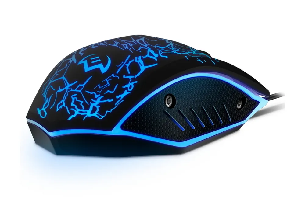Gaming Mouse SVEN GX-950, Optical 600-1600 dpi, 6 buttons, 4 color backlight, Soft Touch ,Black, USB