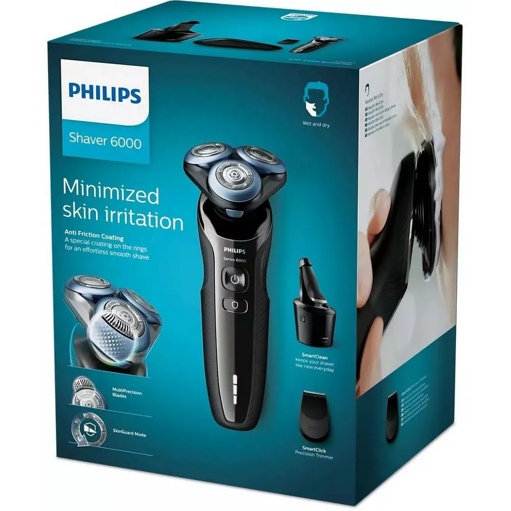 Aparat de ras electric PHILIPS S6680/26, Negru