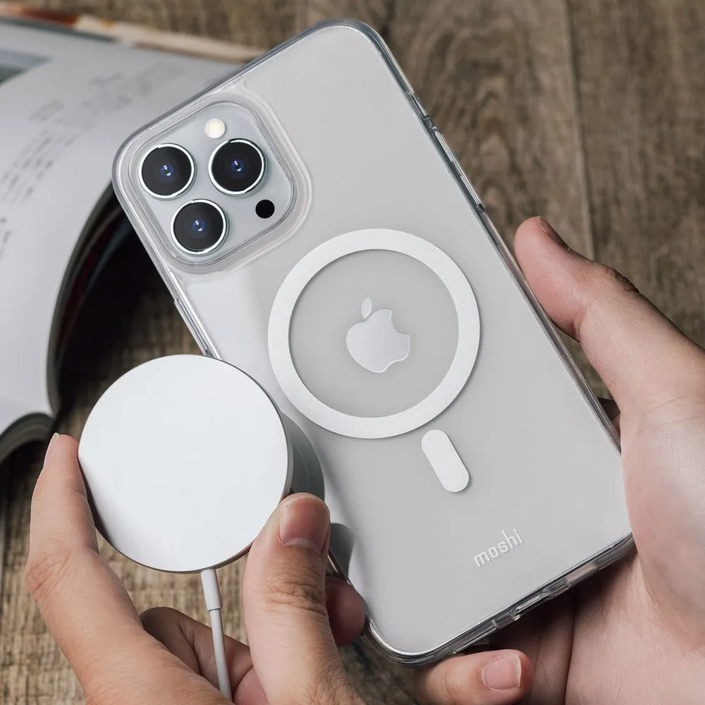 Husă Moshi Arx Clear (MagSafe) for iPhone 13 Pro, Transparent