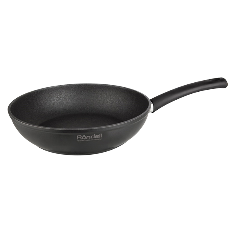 Сковорода глубокая Rondell RDA-597, 24см, Чёрный