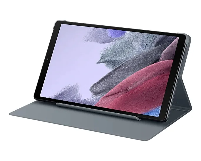 Husă pentru tabletă Samsung Tab A7 Lite Book Cover, 10,4", Poliuretan, Gri închis