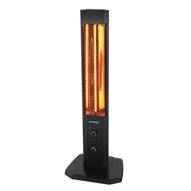 Încălzitor cu infraroșu KUMTEL MH-1800, 1800W, Negru