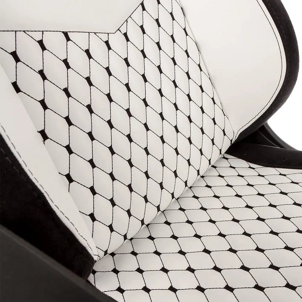 Scaun Gaming Noblechairs Epic, PU Piele, Negru/Alb