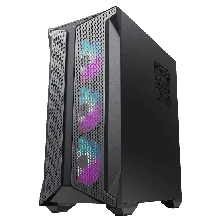 Carcasă PC Gamemax Brufen C1, Midi-Tower, ATX, Negru