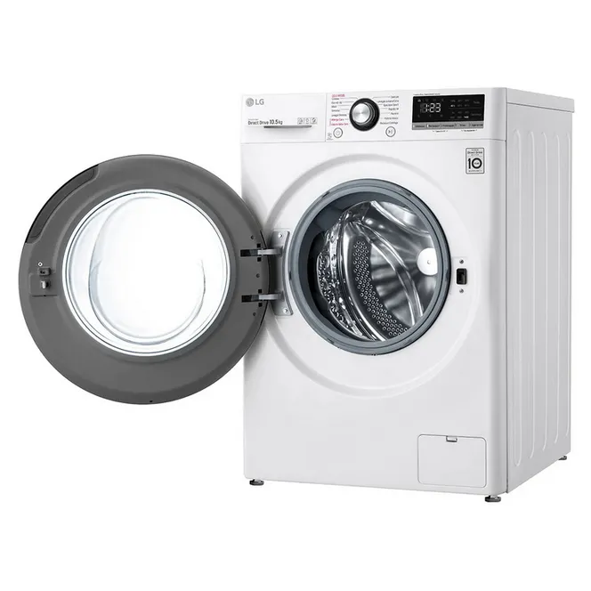 Mașină de spălat LG F4WV310S6E, 10,5kg, Alb