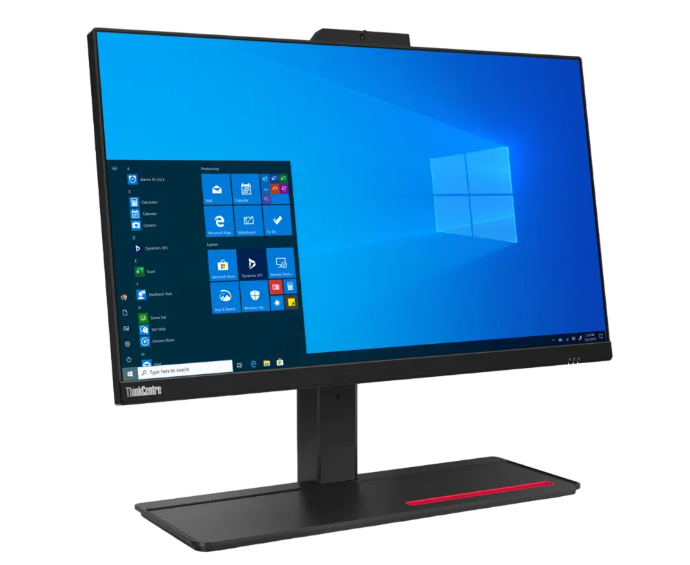Computer All-in-One Lenovo ThinkCentre M90a, 23,8", Intel Core i3-12300, 16GB/256GB, Fără SO, Negru