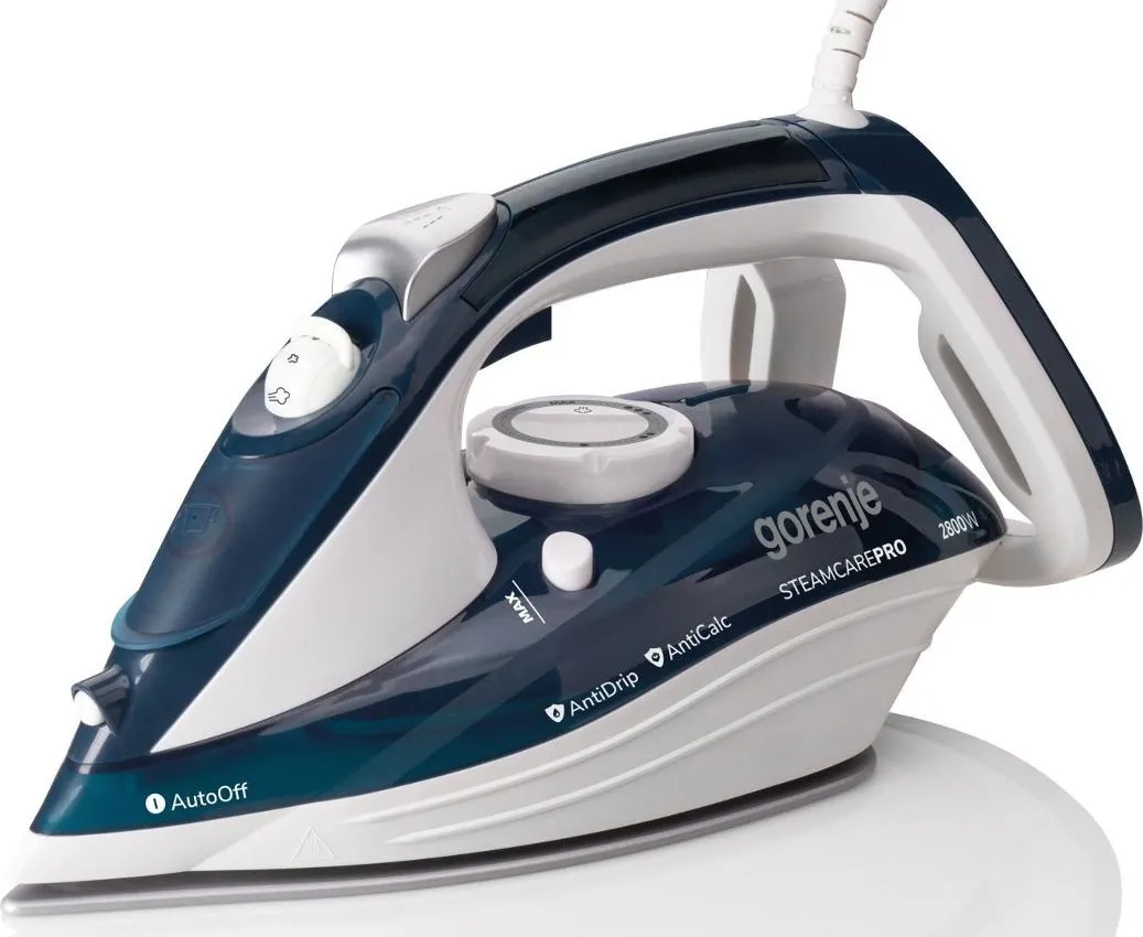 Fier de călcat Gorenje SIH2800TQC, 2800W, Albastru