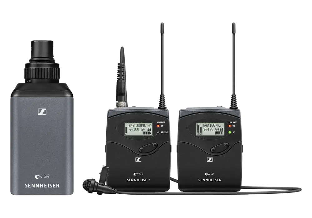 Микрофон для живого исполнения Sennheiser EW 100-ENG G4-E, Беспроводной, Чёрный