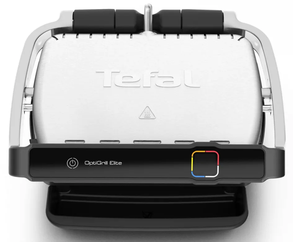 Grătar electric Tefal OptiGrill Elite, 2000W, Argintiu