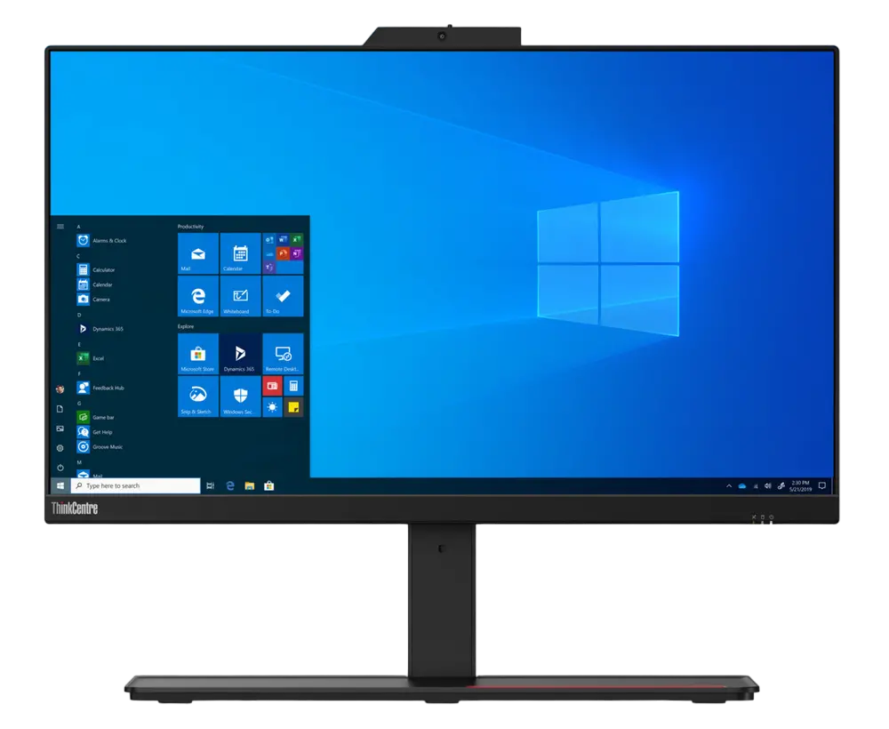 Computer All-in-One Lenovo ThinkCentre M90a, 23,8", Intel Core i3-12300, 16GB/256GB, Fără SO, Negru