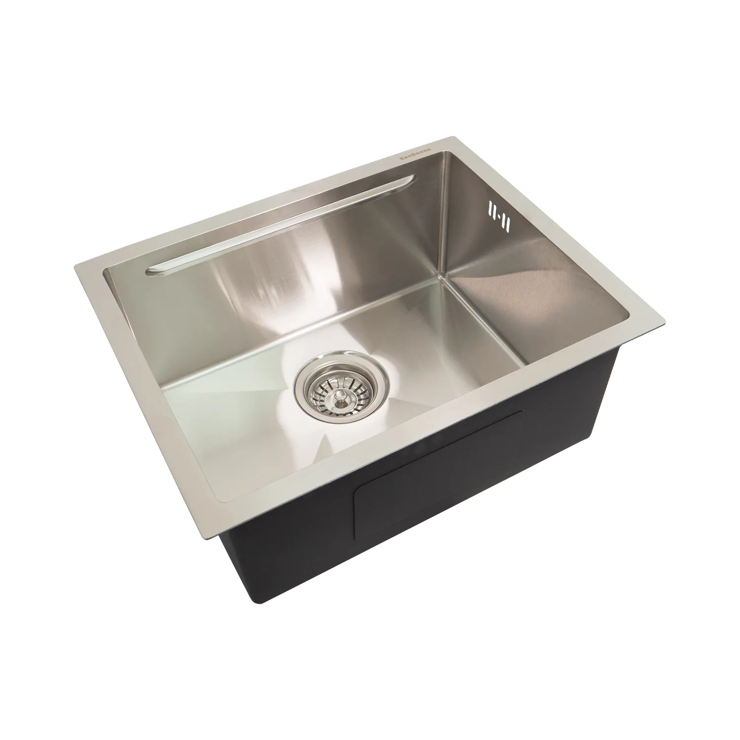 Chiuveta handmade SanDonna HD5040 (Crom satin)