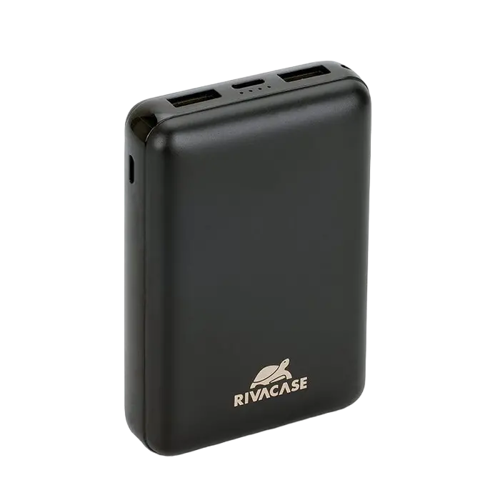 Портативное зарядное устройство RivaCase VA2410, 10000мА·ч, Чёрный