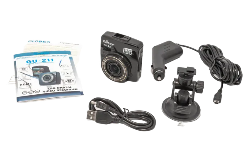 Videoregistrator DVR Globex GU-211, Black