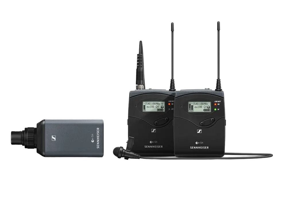 Микрофон для живого исполнения Sennheiser EW 100-ENG G4-E, Беспроводной, Чёрный