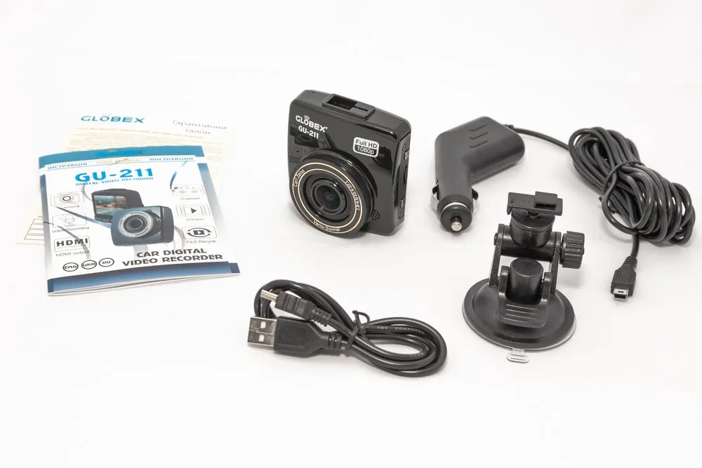 Videoregistrator DVR Globex GU-211, Black