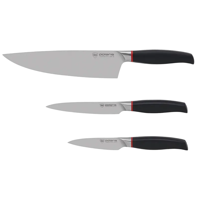Set de Cuțite Polaris PRO collection-3SS, Negru