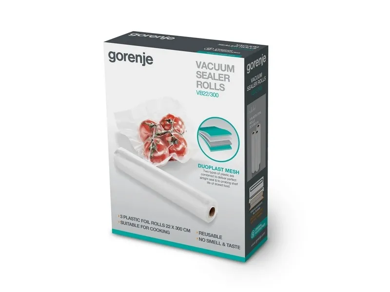 Вакуумная плёнка в рулонах Gorenje VB 22/300, Прозрачный